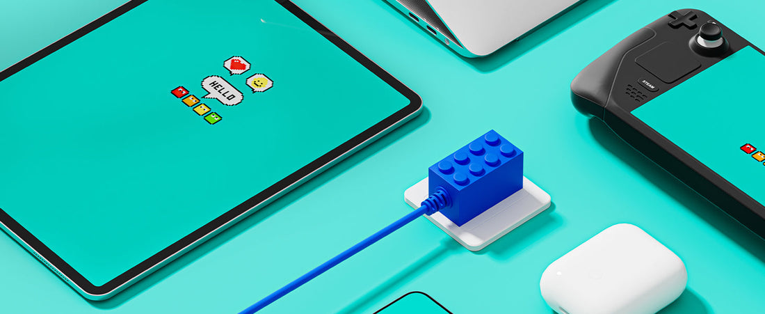 New Product Launch: POWKONG Brickgeek 65W Switch/Switch2 Power Adapter - Blue