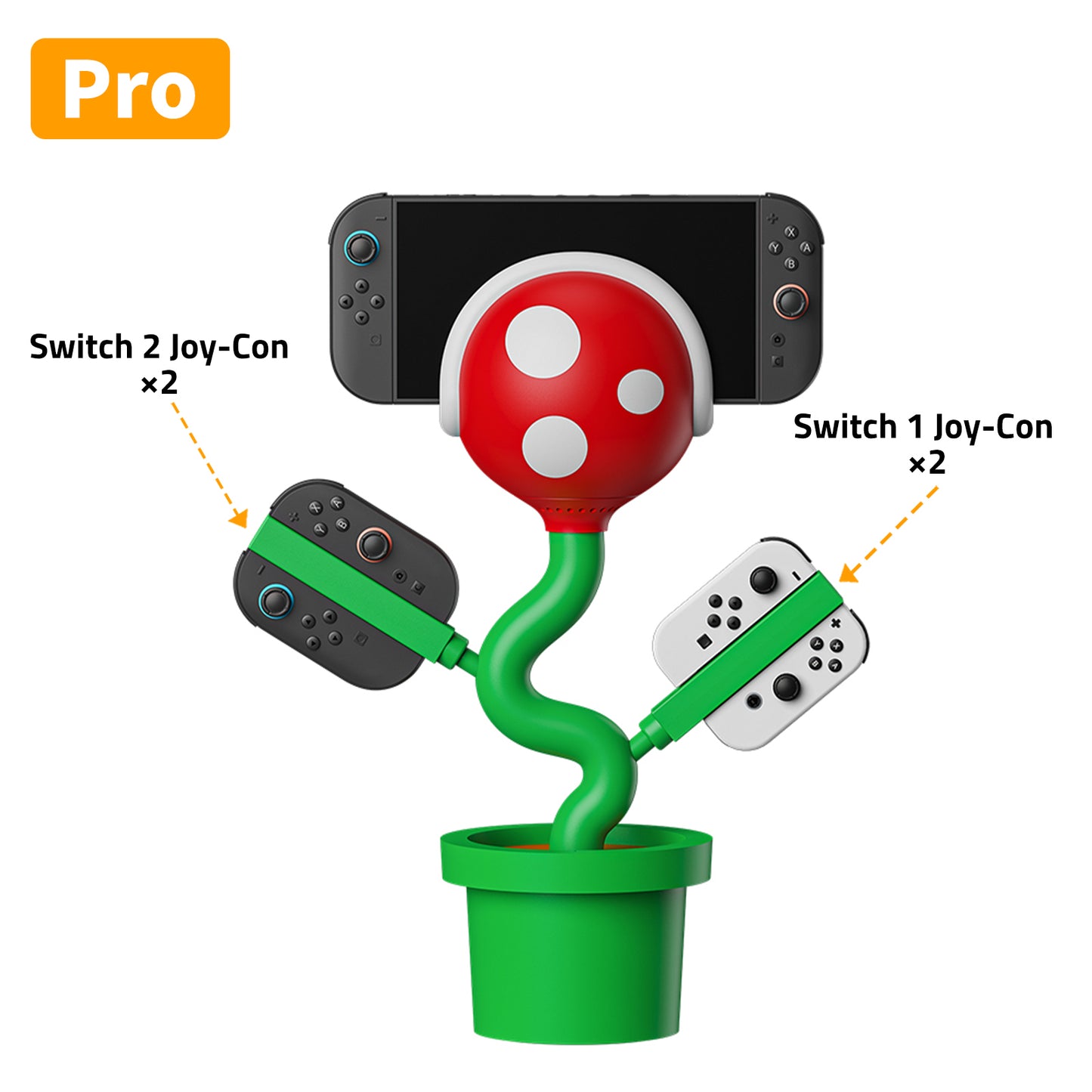 POWKONG Plantdock 2 Piranha Switch Dock & Joy-Con Charger