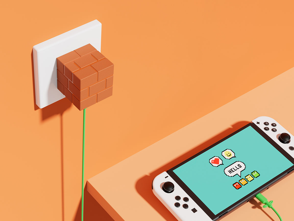 POWKONG Cubedock Brick MT 4 - USB-C PD CHARGING