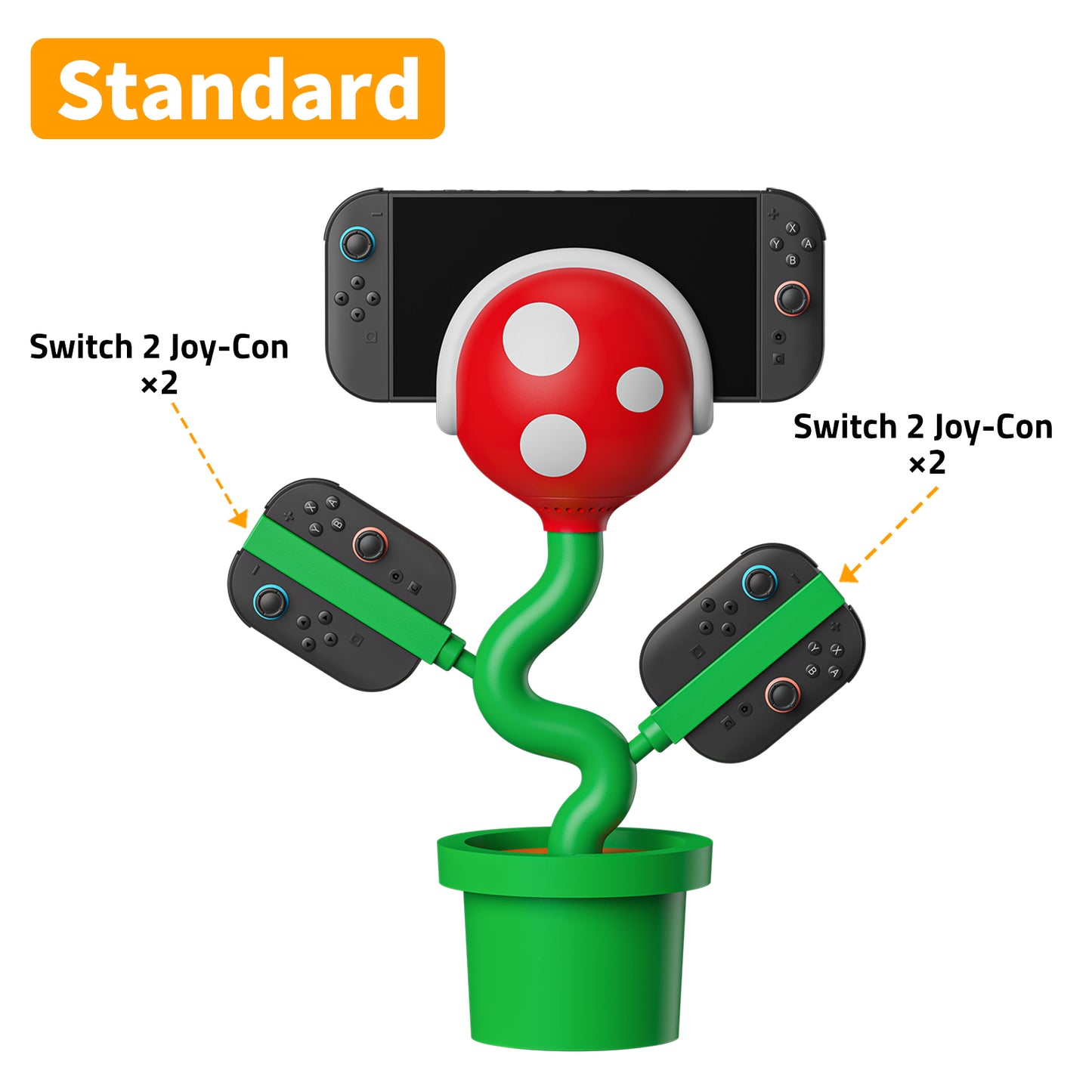 POWKONG Plantdock 2 Piranha Switch Dock & Joy-Con Charger